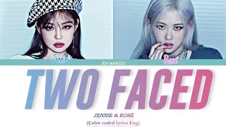  play 2x speed jennie u0026 ros two faced color coded lyrics 