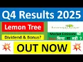 Download Lagu LEMON TREE Q4 results 2025 | LEMON TREE results today | LEMON TREE Share News | LEMON TREE Share