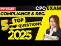 Lagu Top 5 CPC Exam Compliance \u0026 Regulatory Questions You Must Know to Pass FAST!