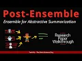 Frustratingly Easy Model Ensemble for Abstractive Summarization Research Paper Walkthrough