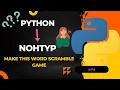 Python Project Word Scramble Game