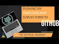 Pushing my FreeCodeCamp Survey Form to Github