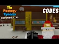CODES - Tix Factory Tycoon 2 0 Experimental