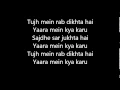 Download Lagu Tujh me rab dikhta hai pure lyrics