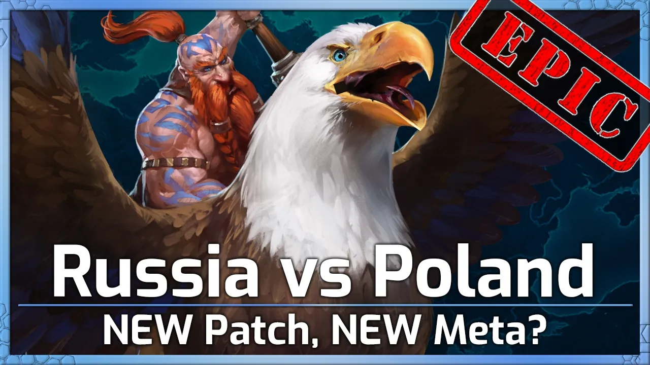 EPIC! NEW PATCH! Russia vs Poland - Nations Cup Groups - Heroes of the Storm