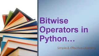 What is Bitwise Operator in Python Bitwise Operators in Python Python Bitwise Operators