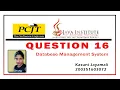 Database Management System Question Set - 16 1 Year Java Institute