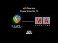 GRANDMA2 ONPC REAPER - MIDI TIMECODE INTO MA2 OnPC TUTORIAL
