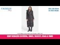 Cole Haan Long Down Feather Fill Coat