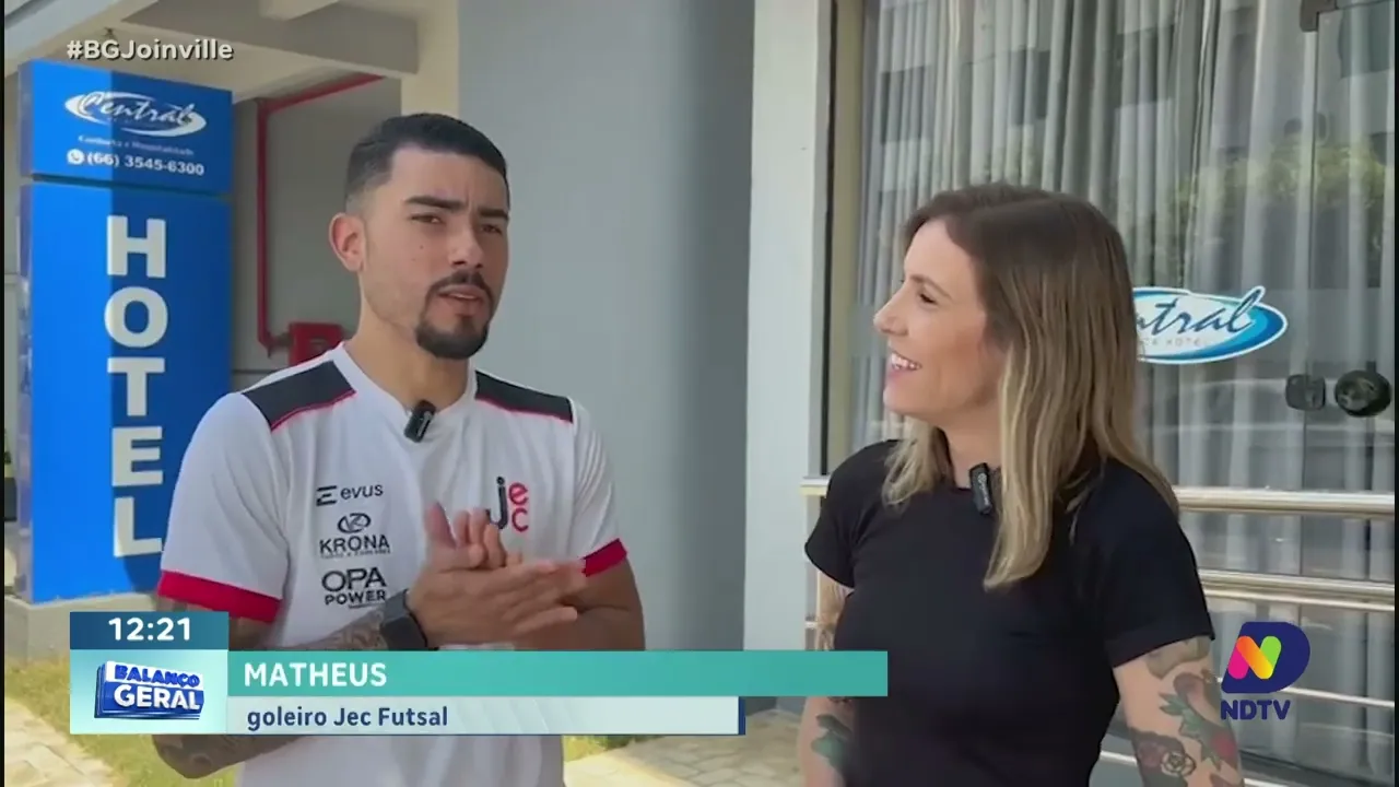 Taça Brasil de Futsal: JEC estreia com empate e volta a jogar hoje a tarde