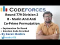 Codeforces Round 779 Division 2 B Marin And Anti Co-Prime Permutation Solution Editorial