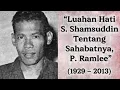 Lagu Apa Sebenarnya Pandangan S. Shamsuddin Tentang P. Ramlee? #sshamsuddin #pramlee