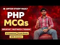 Web Development using PHP Important MCQS Unit Wise Mcqs Part - 1