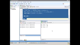 Oracle PLSQL -