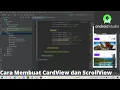 Membuat CardView dan ScrollView Android Studio