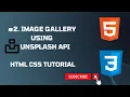 Image Gallery using html and css part-2 Html Css tutorial