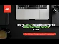 How to activate the license key of the Import Meetup Events plugin