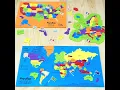 Mapology Combo World USA with Flags and Capitals