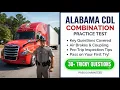 Master the Alabama CDL Combination Vehicle Test 2026