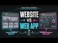 Web Development Foundations for Absolute Beginners Websites vs Web Apps