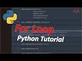 Python Tutorial 36 for Beginners For loop Lativa19