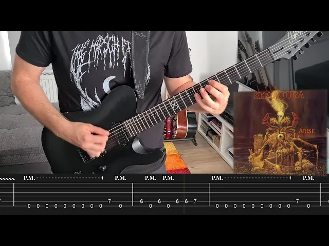 Download MP3 Sepultura - Arise (Guitar Cover + Screentabs)