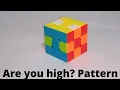 Make Are you high pattern on Rubik s Cube without Algorithm