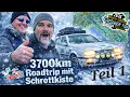 Lagu Teil 1, Winter-Balkan-Roadtrip mit Schrottauto 