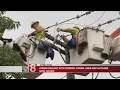 Wires down led to power outages in New Haven