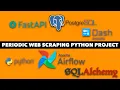 I built a web scraping system purely in python using data engineering tools