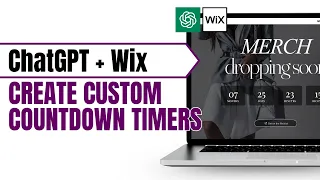 Build a Countdown Timer with ChatGPT Wix No Coding Experience Easy Website Tutorial