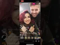 Cara Maria and Paulie Calafiore Instagram Live 18