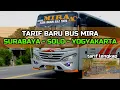 Lagu Tarif Bus Mira Surabaya Solo Yogyakarta Lengkap dan Terbaru