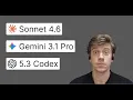 FULL CODING COMPARISON Sonnet 4 6 vs Gemini 3 1 Pro vs 5 3 Codex