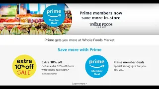 How To Use Amazon Prime Discount At Whole Foods
