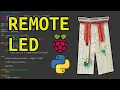 Remote LED Control With Raspberry Pi Python MCP3002 ADC Potentiometer Button