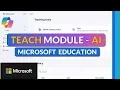 How to use the Teach Module in Microsoft 365 Education