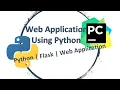 How To Create Web Application Using Python Flask Example