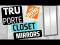 TruPorte Closet Mirror Door Installation and Review