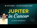 Download Lagu Guru in Cancer: A Short Stay, A Lasting Blessing Oct-Dec 2025 12 Signs Readings by VL #jupiter