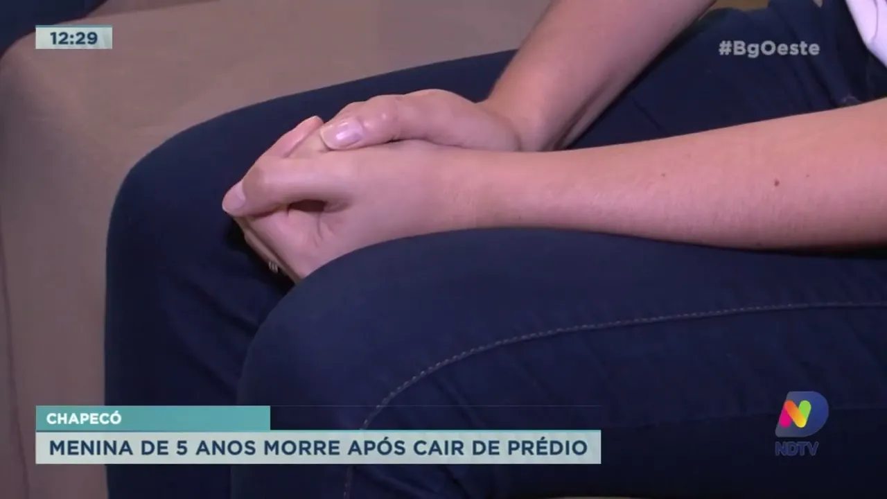 Menina de 5 anos morre após cair de prédio em Chapecó