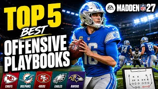 Top 5 BEST Offensive Playbooks In Madden 27