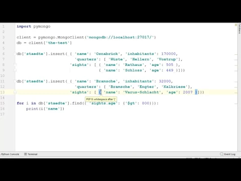 Download MP3 Web-Technologien #12: MongoDB-Python-Demo