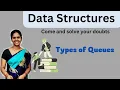 Types of queues 25 Data structure in telugu