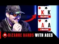 Top 5 SICKEST Hands with ACES at PCA ♠️ PokerStars
