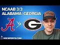 NCAAB Picks Today 26 Alabama vs Georgia August Young