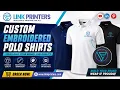 Custom Embroidered Polo Shirts Custom Logo Polo T Shirt Printing for Business Uniforms