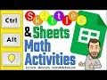 Skittles and Google Sheets Math Activities