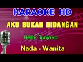 Download Lagu AKU BUKAN HIDANGAN - Hetty Sunjaya | KARAOKE Nada Wanita || Dangdut Lawas