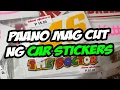 Paano magcut ng car sticker gamit ang cameo cutter plotter tagalog How To Make Stickers